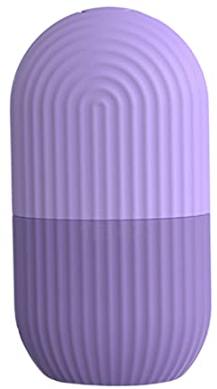 Ice Face Roller Beauty Ice Cube Roller Massager Reusable Skin Care Tools for Face Eyes Puffiness Brighten and Tighten Skin Purple,Ice Mould