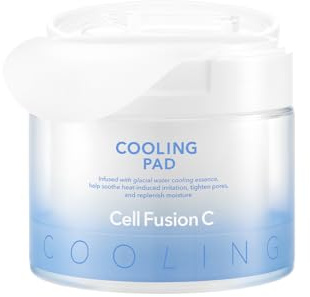 Cell Fusion C Post Alpha Cooling Pad – Hydrating & Cooling Korean Toner Pads | Panthenol & Glacier Water | Hydrating, Depuffing, Pore-Minimizing | 70 Pads / 6.08 fl.oz.