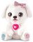 VTech - KissKiss, Mon Toutou Bisous, Peluche Interactive, Tête et Visage Animés, Compagnon Câlin Électronique, Animal à Fonctions, Jouet Chien Interactif, Cadeau Enfant Dès 3 Ans - Contenu en Français