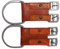 CHALLENGER Horse Set 2 Tan Leather Western English Dual Buckle Girth Converter 403GC03TN