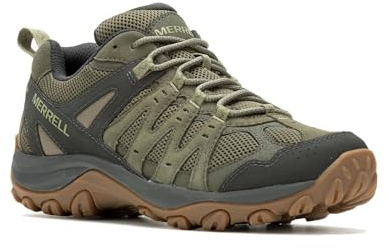 Merrell Men's Hiking Hiking Shoe, Olive/Moss, 8