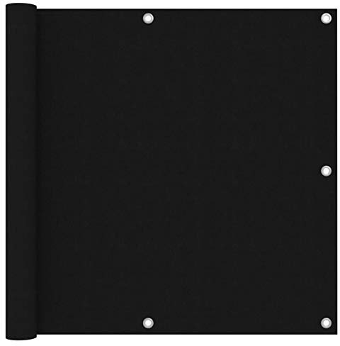 ARKEM Écran de Balcon Noir 90x300 cm Tissu Oxford,Brise-Vue,Brise Vue Beige,Canisse Brise Vue