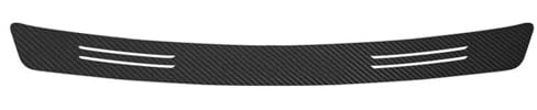 Heckklappen Schutzleiste Für Suzuki Für Swift 2009-2019 1PCS Auto Styling Universal Kofferraum Stoßstange Kratzschutz Kohlefaseraufkleber Ladekantenschutz (Color : Schwarz, Größe : 101CMx12.3CM)