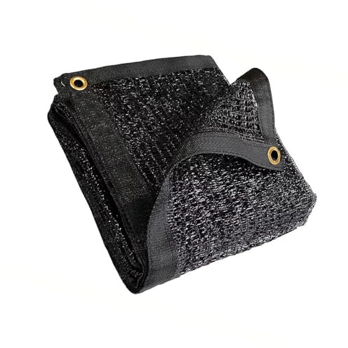 JUNKOGO Schattentuch für Garten, 90 % schwarzes Sonnenschutznetz für Pflanzen, Hitzeschutz, Outdoor-Sonnenschutz-Netzplane für Gewächshaus, Pflanzenabdeckung, Balkon, Pavillon, Deck, Veranda, Carport,