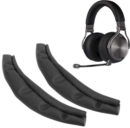 2 Stück Schützende Kopfbügelabdeckung für Virtuoso Headsets, Ersatz-Kopfhörer-Kopfbügel-Kopfkissen für Virtuoso RGB SE Gaming Headset
