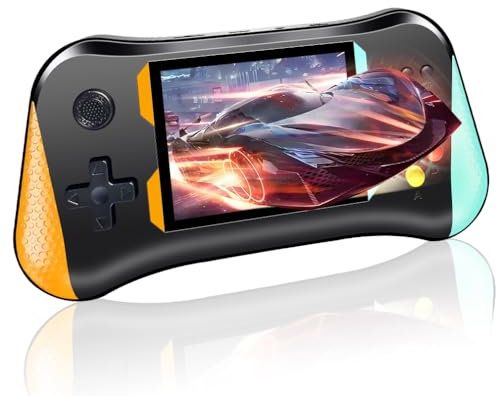 YOFSZJ Handheld Game Console, 3.5 Portable Retro Arcade with 500 Classic 8-bit Games, Black