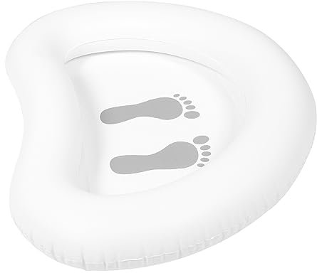 GLSTOY Inflatable Foot Bath Basin Multifunctional Spa Wash for Pool Entry Large Foot Soaking Bath Foot Wash Tray for Camping