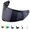 Helmvisier,Motorradhelm Visier für FF800/FF353/FF328,Motorrad Windschutz Helm Objektiv Visier Vollgesichts,Helmvisiere Zubehör Ersatz(Schwarz)
