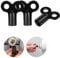 Flintronic Llave Purgar Radiadores, 3 Piezas Llave Radiador Calefaccion, Llave de Radiador, Llave Universal, Llaves Trampa Cuadrada de Metal para Ventilación, Negro