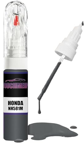 Stylo de retouche peinture pour modèles Honda Anthracite/noir Niagara NH581M - Kit de réparation des rayures et des éclats