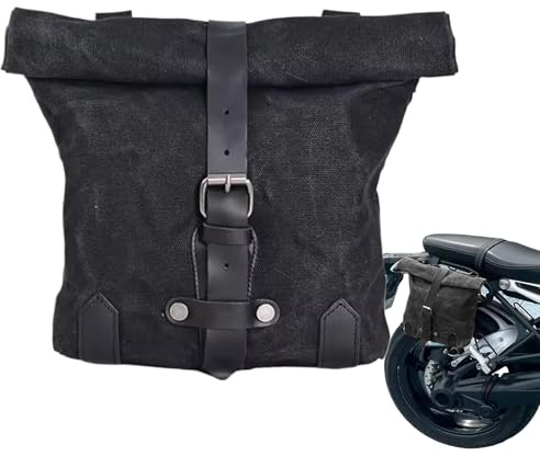 Borse da sella motociclistica - borsa per motociclisti in tela cerata vintage sacca per utensili motociclisti - sacchetto per la motociclistica, sacchetto per moto per moto o bici di manutenz