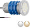 LyLmLe Mini Foco LED Piscina con Rosca 1 1/2, 6W Proyector LED Piscina Blanco Conmutable 3000K y 6000K, Ø49mm, 12V AC Impermeable IP68 Lámpara Sumergible para Piscinas Hormigón SPA Escaleras