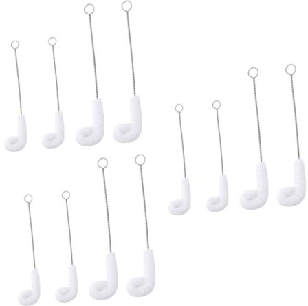 FRCOLOR 3 Series Cepillo De Limpieza Limpiador Botellas Cepillo De Taza Multifuncional Biberones Biberón Clean Bottle Brush Cepillo Limpio Cepillo De Botella Lana De Fibra 4 Piezas X 3