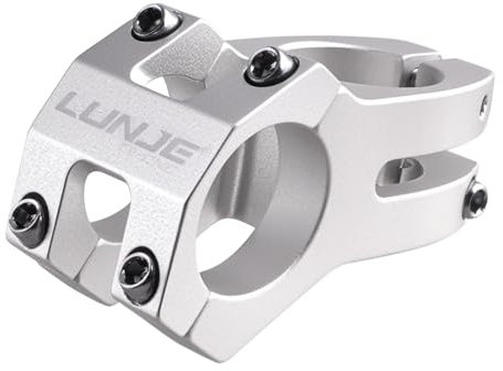 TRIWONDER Fahrrad Vorbau 45mm Lenkervorbau 25.4mm 31.8mm Aluminiumlegierung für Fahrrad BMX MTB Rennrad (Silber, 31.8 x 45mm)