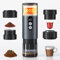 AMZCHEF Machine à Café Espresso Portable de Voyage avec Batterie – 20 Bars, Chauffage Rapide USB-C – Compatible avec Capsules & Café Moulu – Cafetiere Portable pour Camping/Bureau