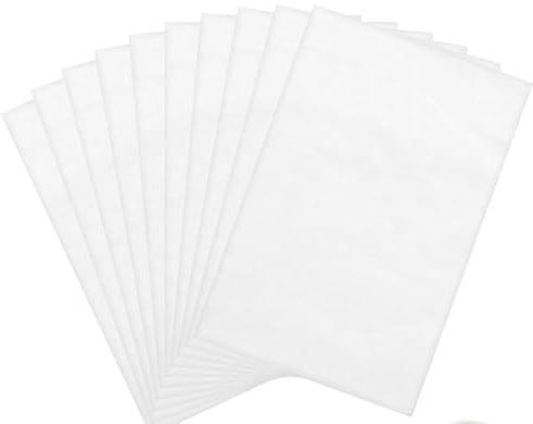 Giantree 10 Stück Doppelseitige Klebefolie Zum Aufbügeln, A4 Vlieseline Zum Aufbügeln Beidseitiger Patch Für Patch-Kleber A4 Aufbügelnder Beidseitiger Patch Aufnäher Aufbügelnder-Beidseitiger Patchs