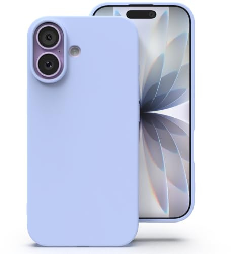 Zuvirelx Silikon Hülle für iPhone 17 - Flieder | Dünne, Rutschfest, Weiches Griff, Minimalistisch, Taschenpassend, Stoßfest Handyhülle