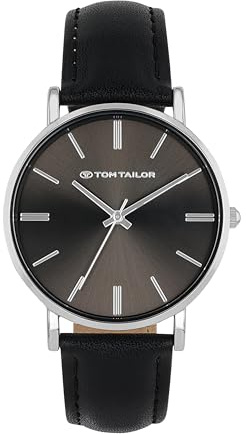 TOM TAILOR - Damen Quarz Armbanduhr - Alloy Gehäuse - Kunstleder Armband - Wasserdicht 3 Bar