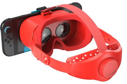 LICHIFIT Auriculares VR para Nintendo Switch 2 (2025) gafas de realidad virtual mejoradas, gafas 3D con lentes HD ajustables a distancia de pupila y objeto, y cómoda correa para la cabeza edición