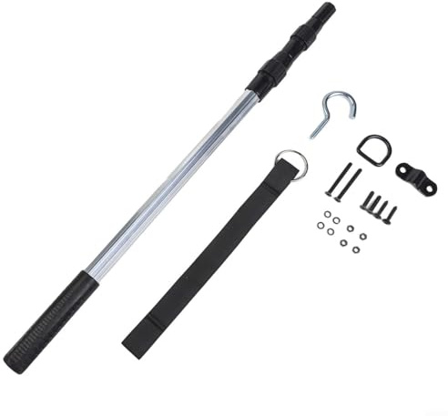Attic Ladder Pull Down Kit Featuring Aluminum Alloy Hook and Rope System Compatible with Loft Ladders Garage Doors and Multiple Installations