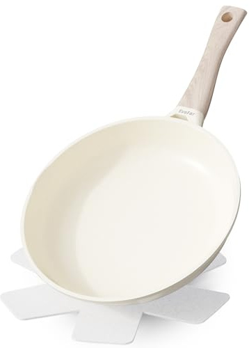EvoFar 28cm Non-Stick Frying Pan, Aluminium Omelette Pan, PFOA & PFOS Free