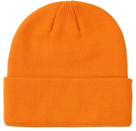 axy Kinder Winter Beanie Strickmütze mit breiter Krempe für Jungs und Mädchen von 1-6 Jahren, Kindermütze Jungen Kleinkind