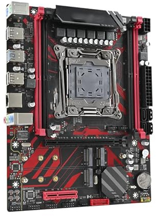 Placa Madre Kit Combinado de Placa Base Fit For ERYING X99 D4 con CPU Xeon E5 2620 V3 LGA 2011-3, RAM ECC de Doble Canal M.2 NVME for PC de Escritorio for Juegos