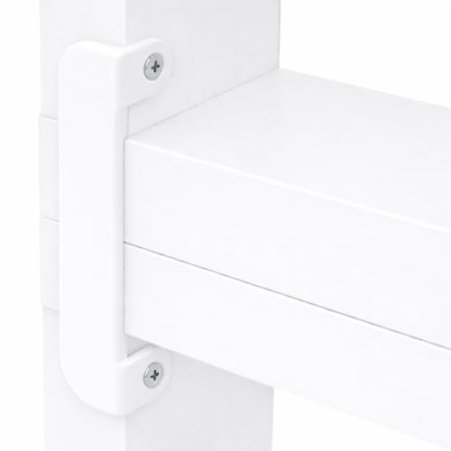2X Verbinder passend für IKEA Kallax Regale Rückseite Verbindungsstück Weiß