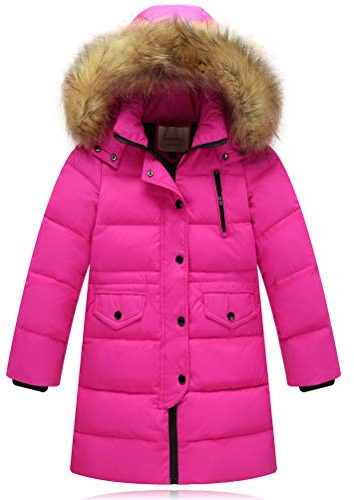 Odziezet Cappotto con Cappuccio da Unisex Ragazzi Invernale Giubbotto Trapuntato Parka Incappucciato Piumino 0-13 Anni