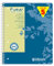 Calligraphe Clairefontaine 17428C - Packung mit 5 Collegeblöcken Forever DIN A4+, 4-fach gelocht, 80 Blatt mit Ringbuchlochung, liniert mit Rand, 70g, farbig sortiert, 1 Pack