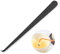 Stoppino per candele, spegnitore, estintore, accessorio per spegnere, fiamma in modo sicuro Stoppino per candela, colore: nero