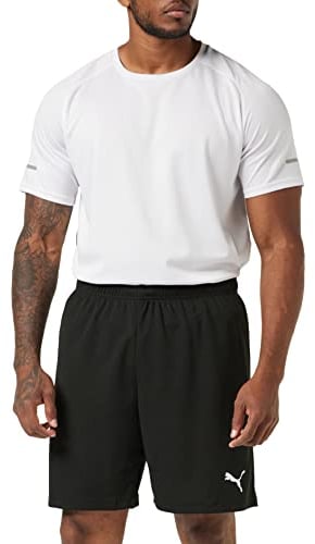 PUMA Herren Teamrise Shorts, Puma Black-puma White, M EU
