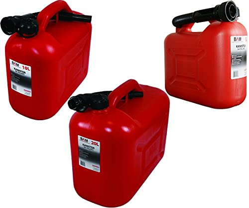 Systafex ® Benzinkanister Kraftstoffkanister Kanister Diesel Treibstoff Aller Art, inklusive Ausgießer (20 Liter)