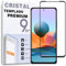 Protector de Pantalla Curvo para XIAOMI REDMI Note 10 Pro, Negro, Cristal Vidrio Templado Premium, 3D / 4D / 5D, Anti Roturas
