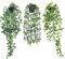 YTZWkit Hanging Artificial Plants Set of 3 Fake Vines Plants Indoors in Pot Trailing Faux Plant for Home Bathroom Garden Office Wedding Wall Decoration Outdoor Gift