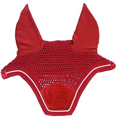 Kentucky Horsewear - Bonnet Wellington - Velours - Rouge - Pour Cheval