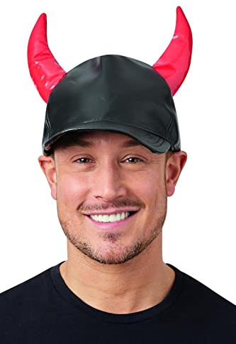 Smiffys Casquette Diable, Noire, avec Cornes