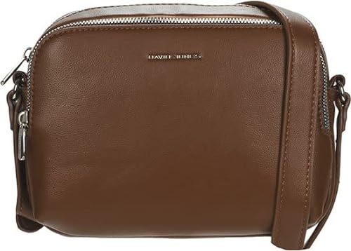 David Jones Crossbody-Tasche mit 3 Taschen (braun), braun