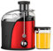 Lnlscle Electric Twin Citrus Juice Maker, Fruit Juicer 400W Whole Vegetable and Fruit Centrifugal Juice Extractor Machine Stainless Steel,