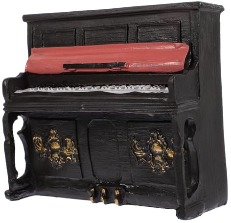 VINTORKY Vintage Klavier Ornament Simuliertes Klavier Modell Musikalische Wohnungsdekoration Für Freunde Familie Geschenkwahl Für Musikliebhaber