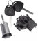 IUKMRT Car Türschloss Für Opel Für Combo Für MERIVA-A Für Corsa-C Für TIGRA-B 9115863 0914861 914861 09115863 Auto Lock Set Zündschloss Türschlösser Zylinder Stellmotor Türschloss