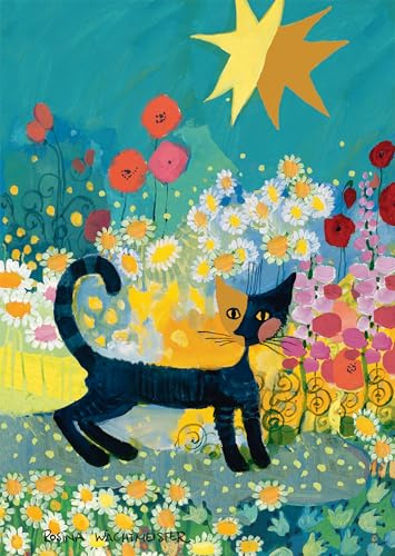 Schmidt 58661 Katze im Blütenmeer Puzzle, 1000 Teile | Rosina Wachtmeister