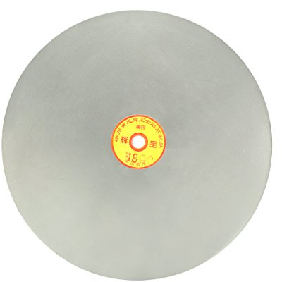 Sourcingmap 250mm 10-inch Grit 1800 Diamond Coated Flat Lap Disk Wheel Grinding Sanding Disc