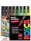 Posca Uni PC-3M Arte Pintura Marcadores - Tonos Tierra - Conjunto de 8 - en Caja de Regalo