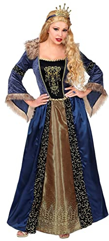 W WIDMANN MILANO Party Fashion - Kostüm Mittelalter Königin, Kleid, Prinzessin, Faschingskostüme