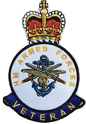 T-Tiny Limited British Military HM Armed Forces Soldier Veteran Army Embroidered Iron Sew On Badge Patch