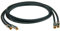 Klotz ALP030 Cinchkabel 3 m - Audiokabel - Kabel - Zubehör - für Verstärker, Audio-Receiver, Amplifier - Schwarz