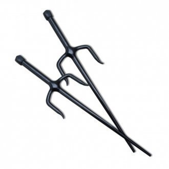 Playwell Martial Arts Goma Adulto Entrenamiento SAIS (Sai) 19.5