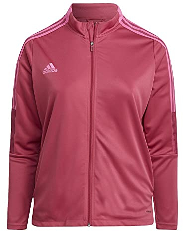 adidas womens Tiro 21 Track Jacket Wild Pink 2X