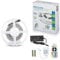 5m LED Streifen Set Licht RGB Rolle Lichterkette 10W IP20 inklusive Fernbedienung mit Netzteil Strip Light Lichtband